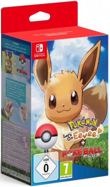 Pokemon: Let's Go, Eevee! + аксесуар PokeBall Plus SWITCH