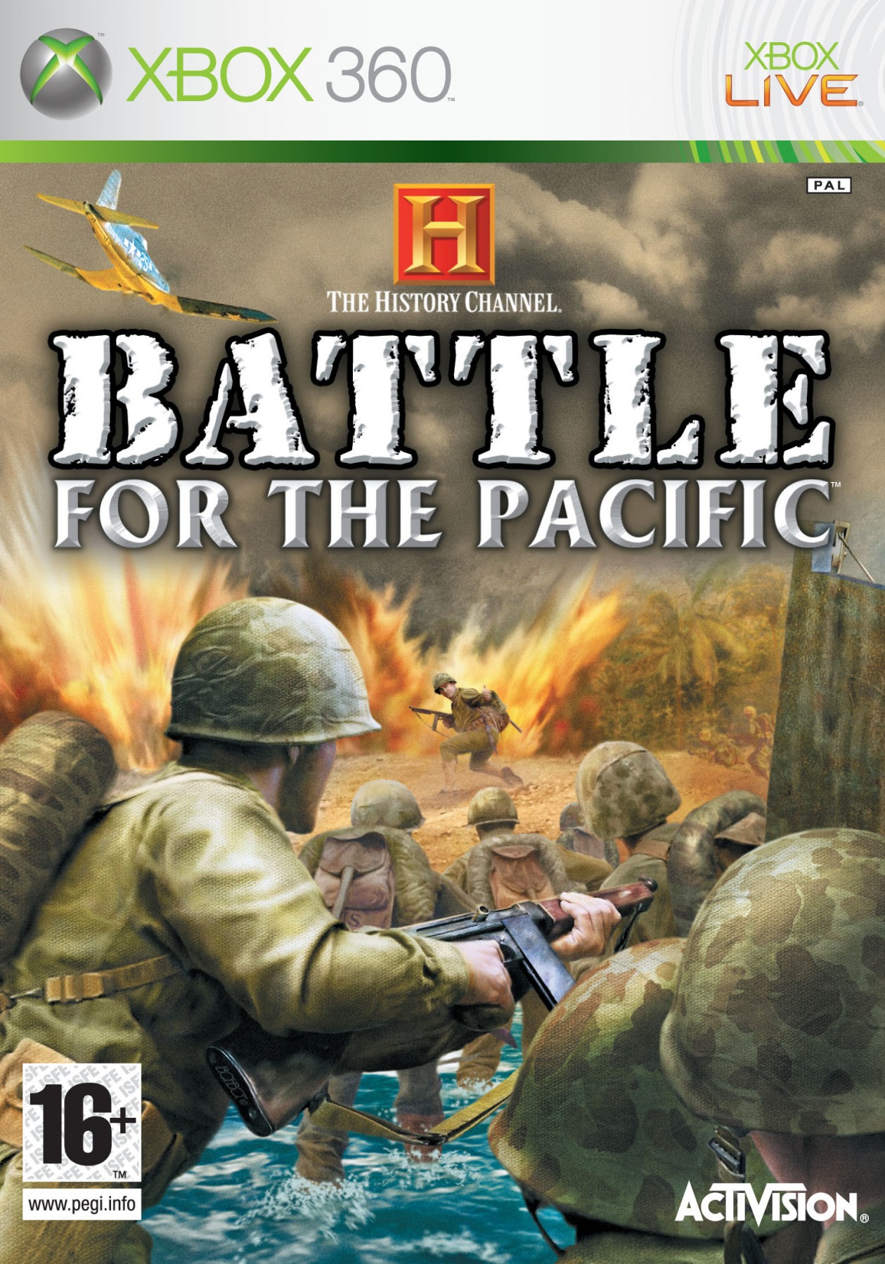 History Channel Battle for the Pacific б/у X360