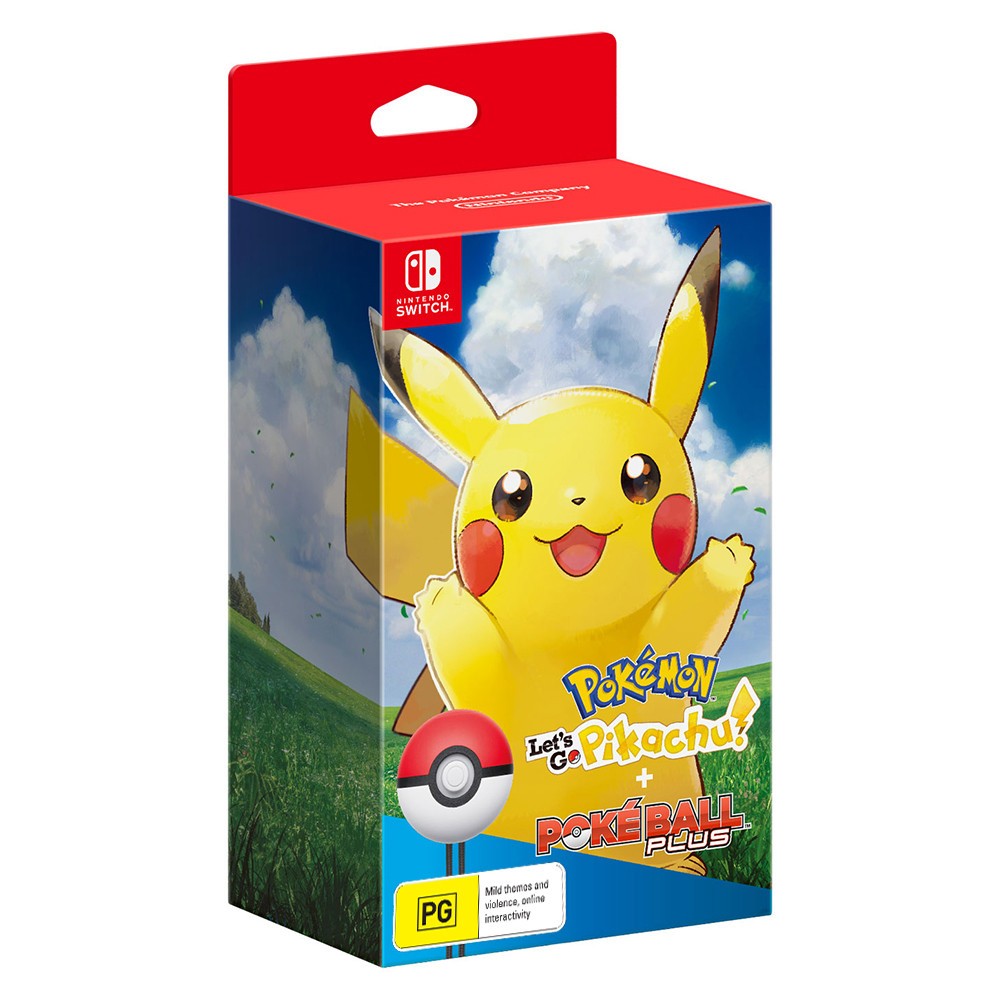 Pokemon: Let's Go, Pikachu! + аксесуар PokeBall Plus SWITCH